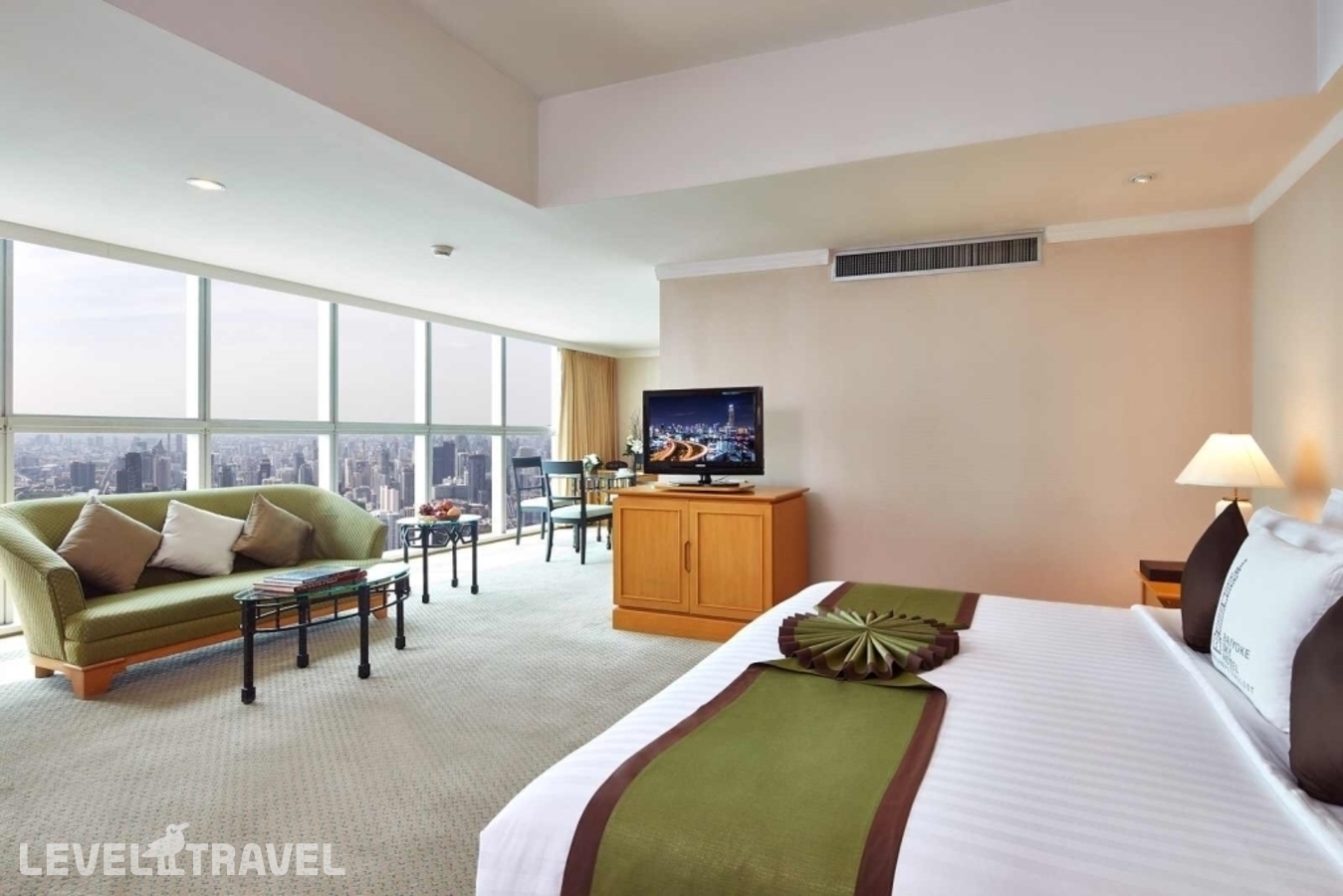 фотографии номера Двухместный люкс Space Zone Superior 2 отдельные кровати отеля Baiyoke Sky Hotel в Таиланд(Бангкок) - фото №2