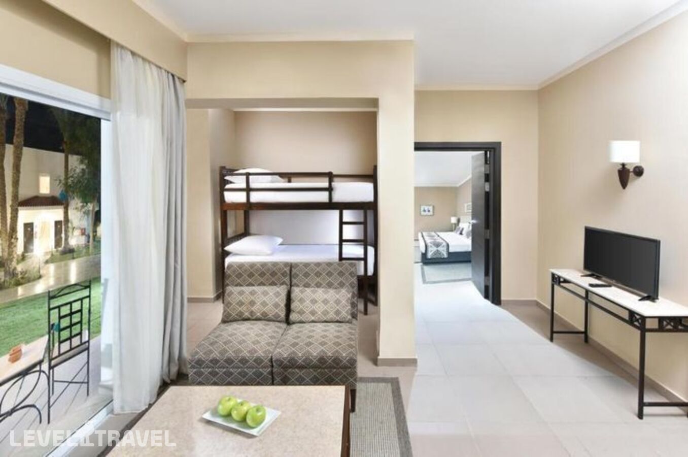 фотографии номера Семейный делюкс с террасой отеля Jaz Fanara Resort & Residence (Ex Iberotel Club Fanara Sharm El Sheikh) в Египет(Шарм-эль-Шейх) - фото №1