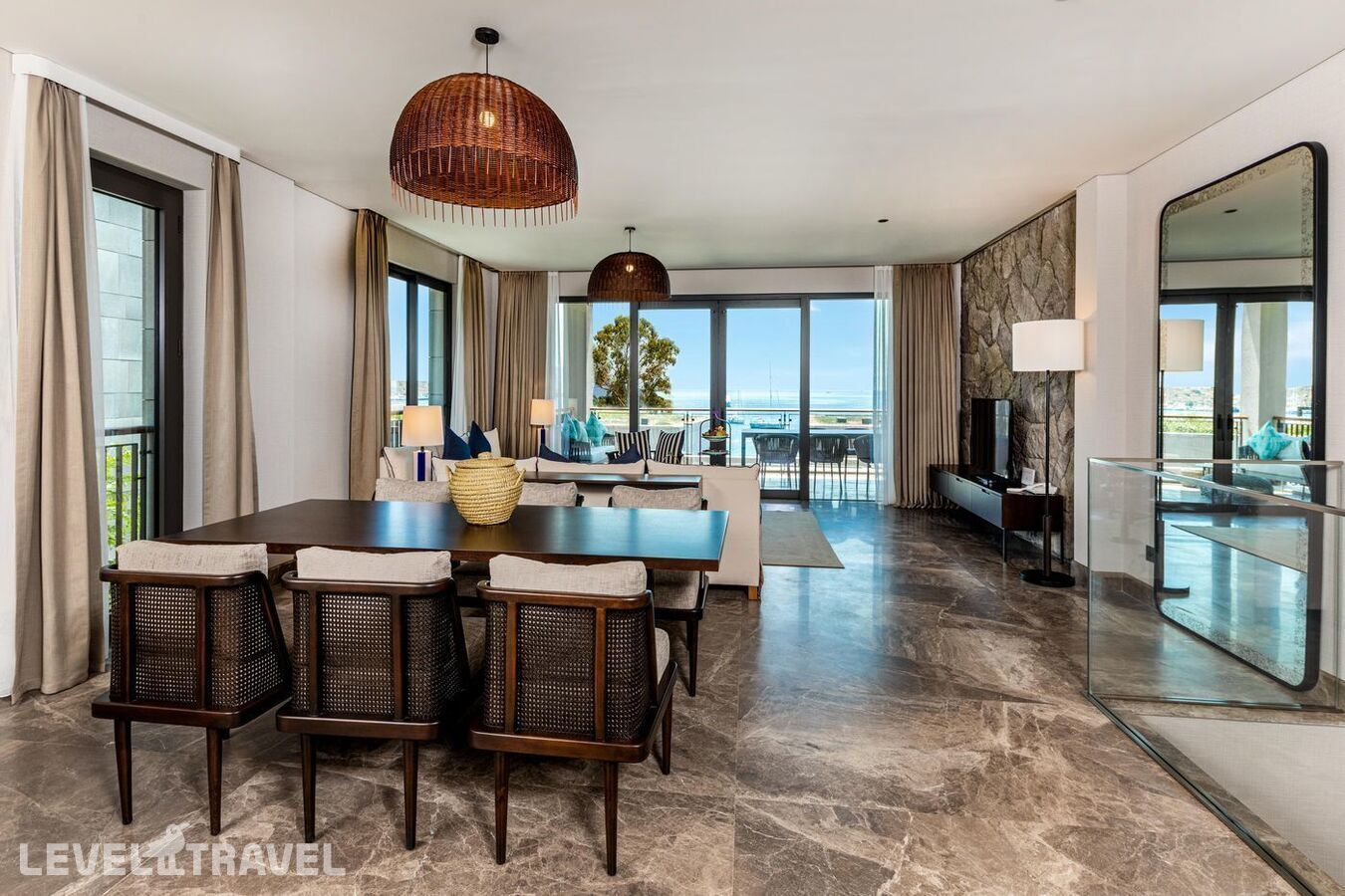 фотографии номера Резиденция (4 спальни) отеля Kaya Palazzo Resort & Residence Le Chic Bodrum в Турция(Гюмбет) - фото №6
