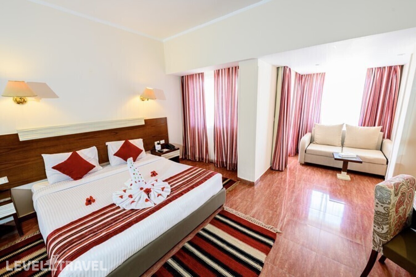 фотографии номера Стандартный с видом на сад отеля Golden Beach Resort (Ex. Movie Gate Hurghada) в Египет(Хургада (город)) - фото №2