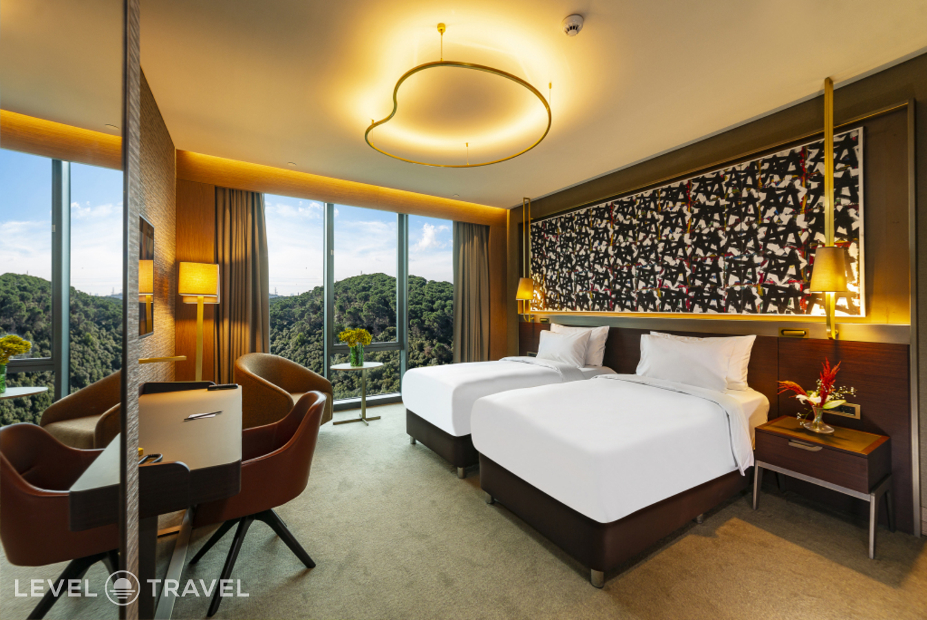 фотографии номера Двухместный номер Collection с видом на лес 2 отдельные кровати отеля Radisson Blu Hotel Vadistanbul в Турция(Сарыер) - фото №4