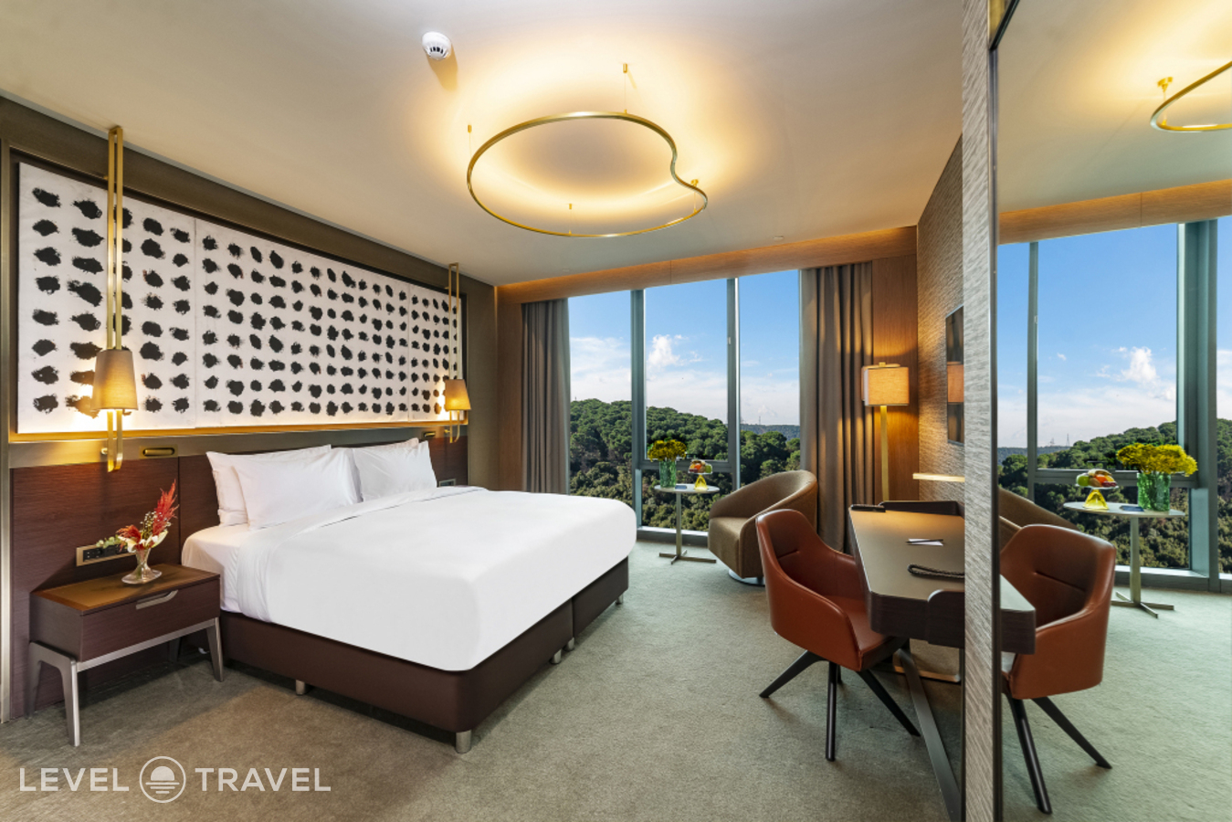фотографии номера Двухместный номер Collection с видом на лес 2 отдельные кровати отеля Radisson Blu Hotel Vadistanbul в Турция(Сарыер) - фото №3