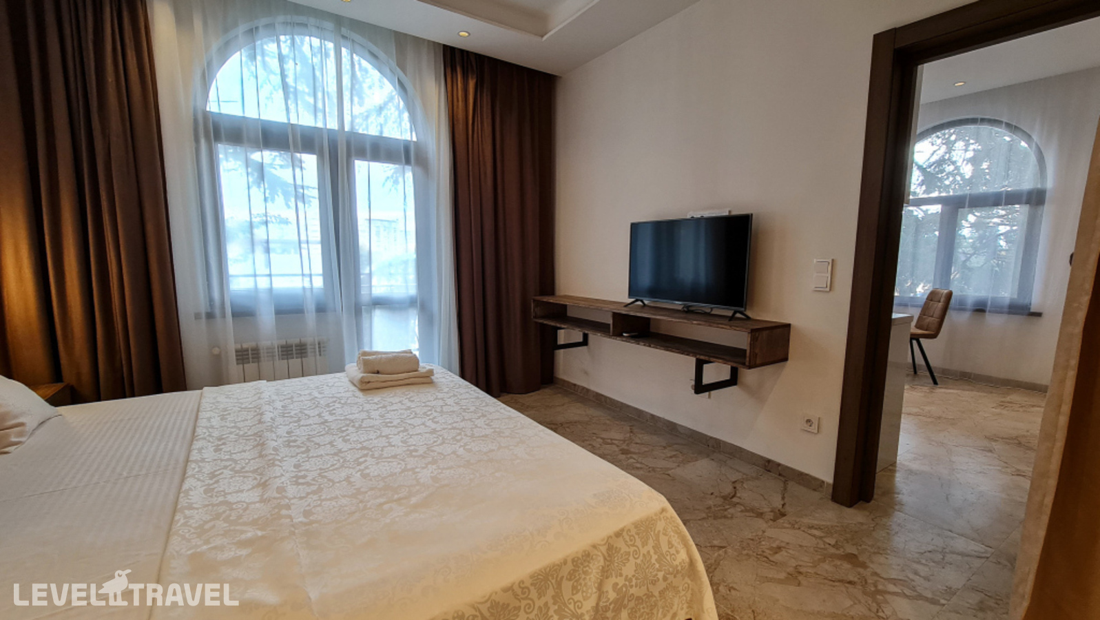 Апартаменты Deluxe с балконом и с видом на горы — фото 5