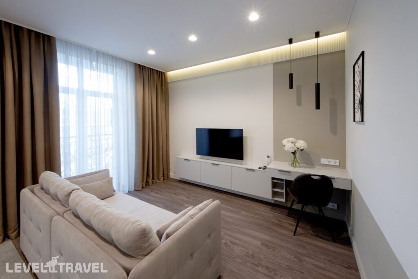 фотографии номера Апартаменты с балконом отеля 4Kaif Residence Style (4Кайф Резиденс Стайл) на улице Гагарина в Россия(Зеленоградск) - фото №13