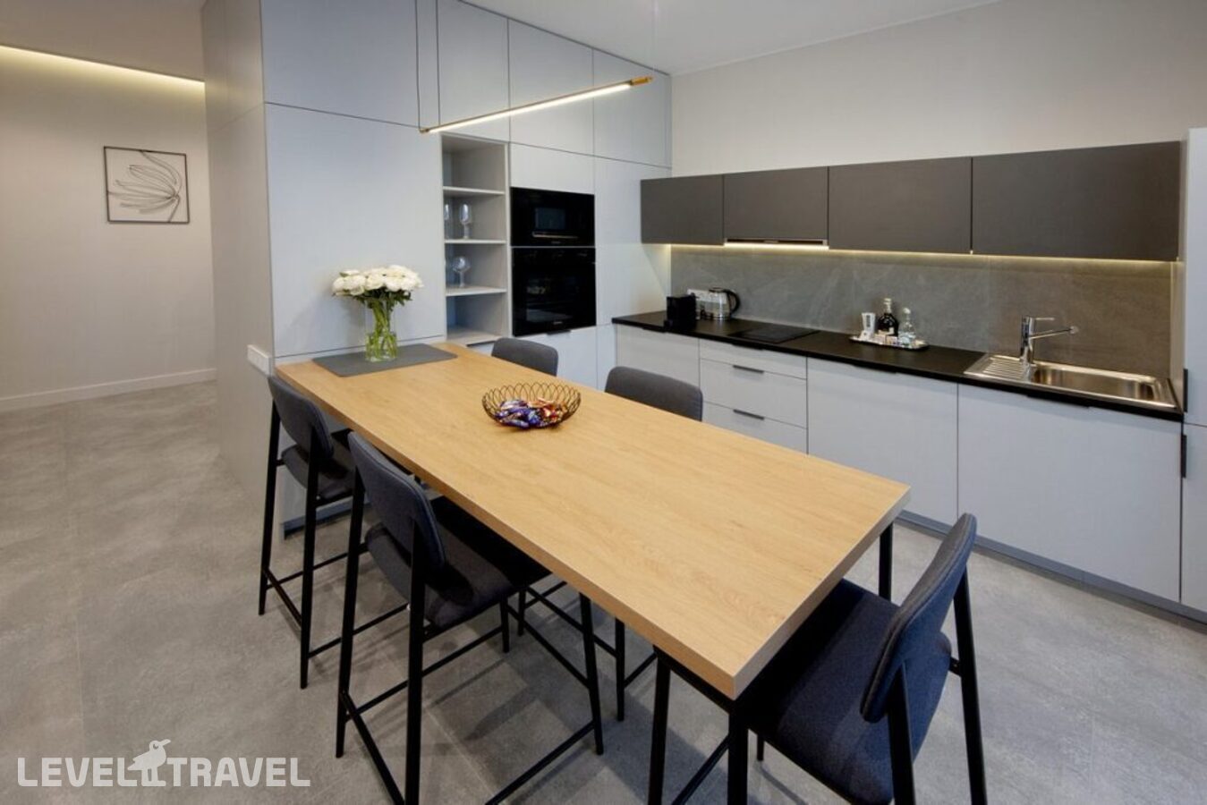 фотографии номера Апартаменты с балконом отеля 4Kaif Residence Style (4Кайф Резиденс Стайл) на улице Гагарина в Россия(Зеленоградск) - фото №14