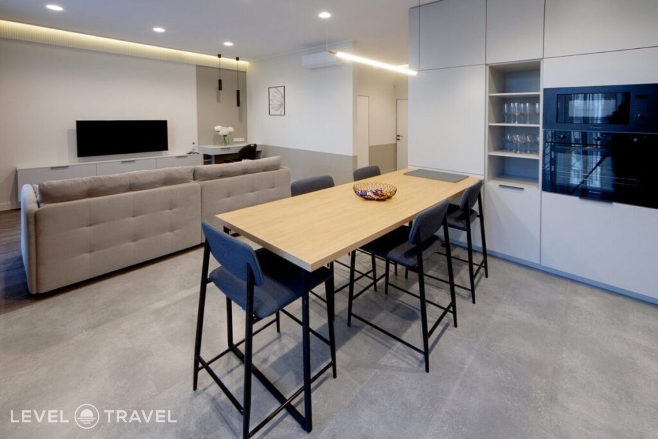 фотографии номера Апартаменты с балконом отеля 4Kaif Residence Style (4Кайф Резиденс Стайл) на улице Гагарина в Россия(Зеленоградск) - фото №15