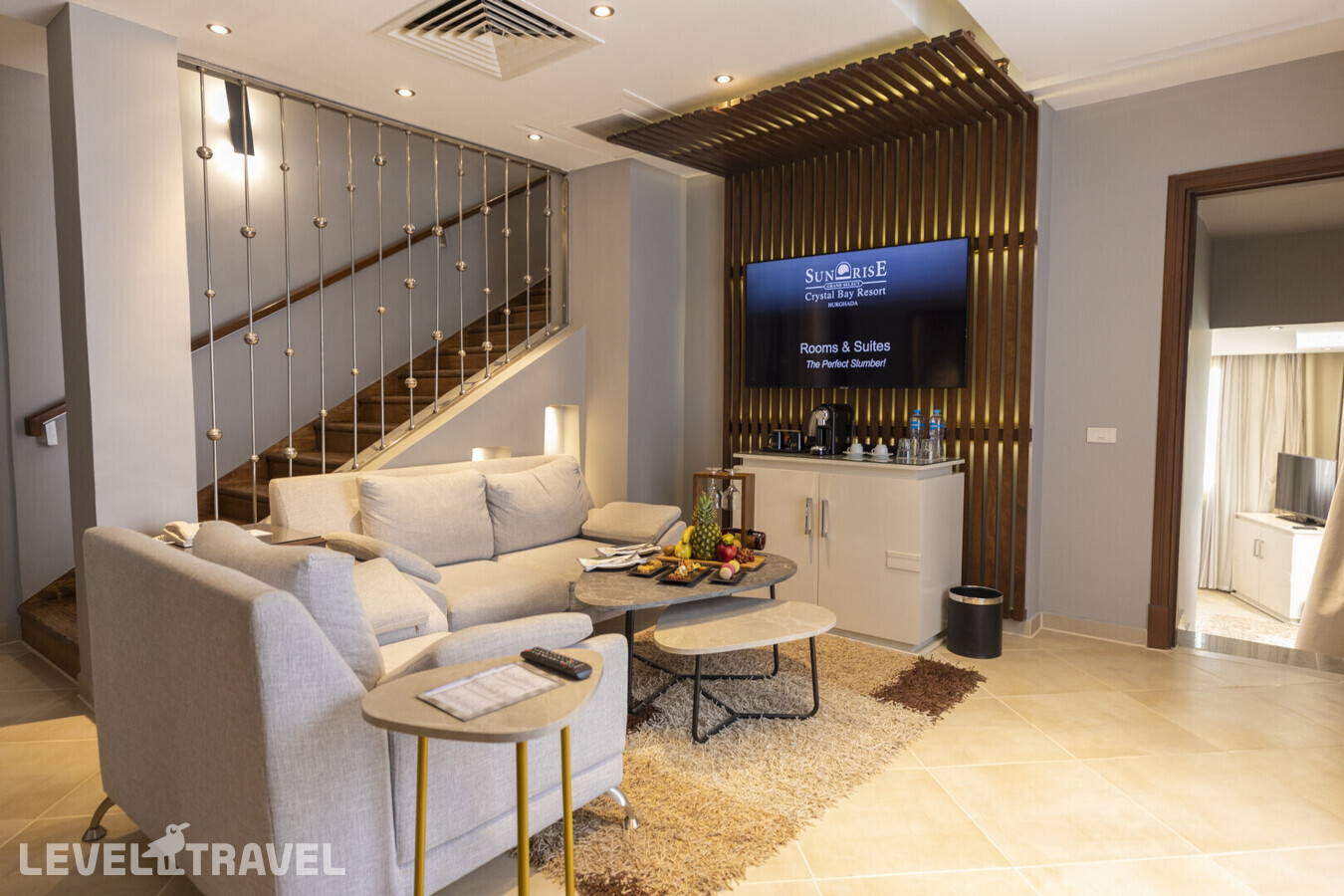фотографии номера Люкс с джакузи отеля Posh Club By Sunrise Crystal Bay Resort в Египет(Хургада) - фото №4