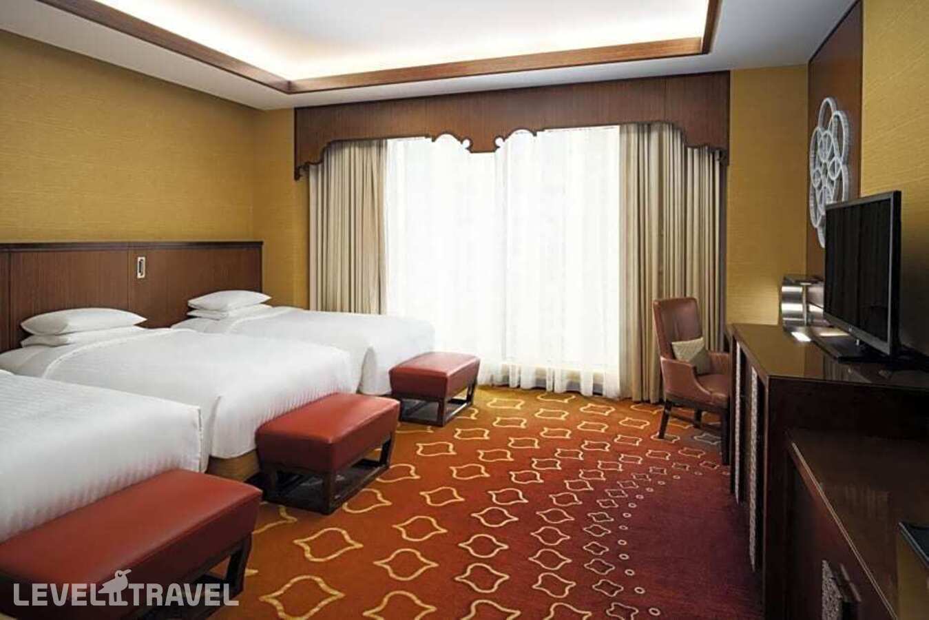 фотографии номера Четырёхместный номер Deluxe с видом на город отеля Jabal Omar Marriott Hotel, Makkah в Саудовская Аравия(Мекка) - фото №3