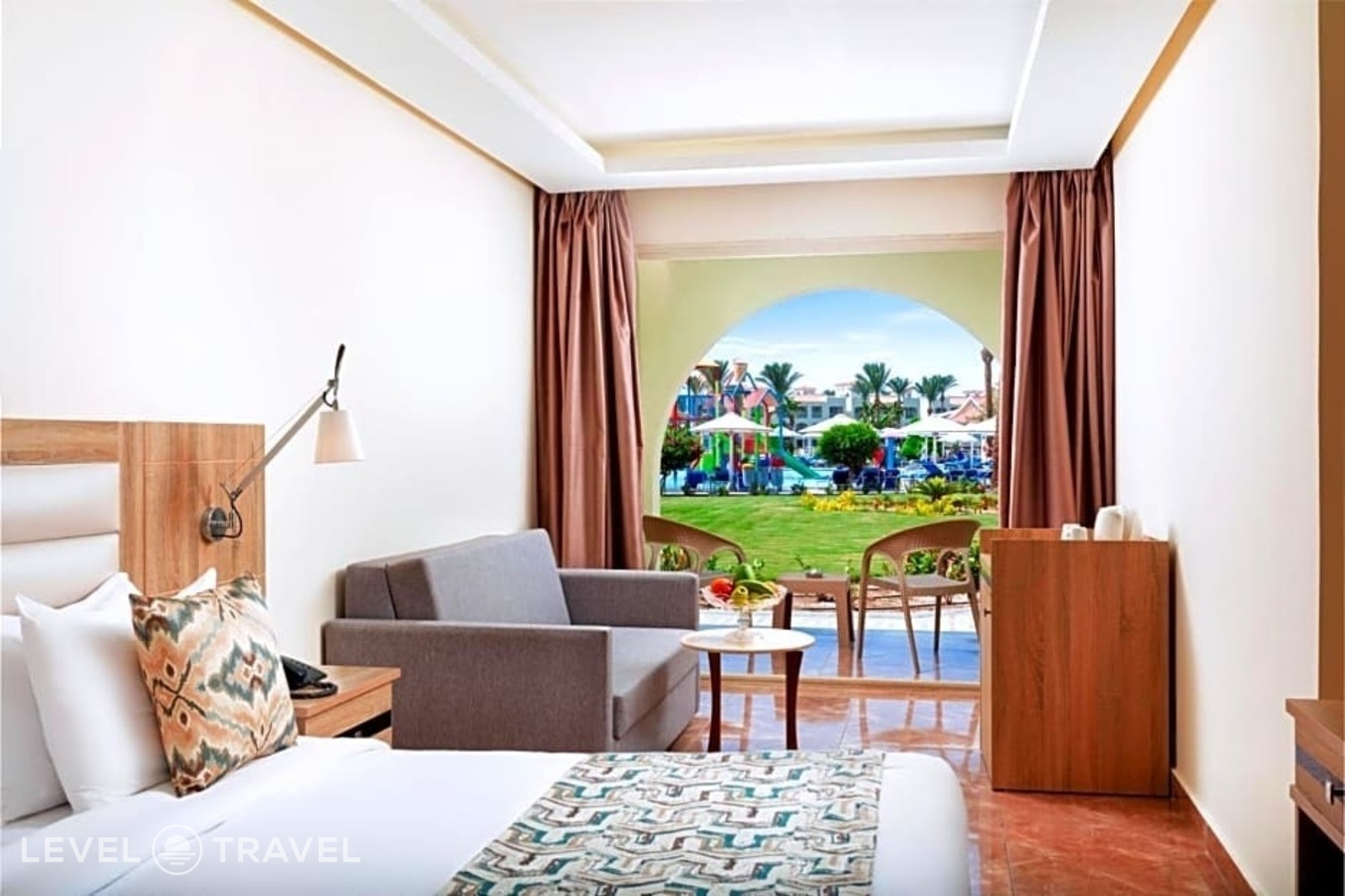 фотографии номера Делюкс (две односпальные кровати) отеля Pickalbatros Dana Beach Resort Hurghada в Египет(Хургада (город)) - фото №6