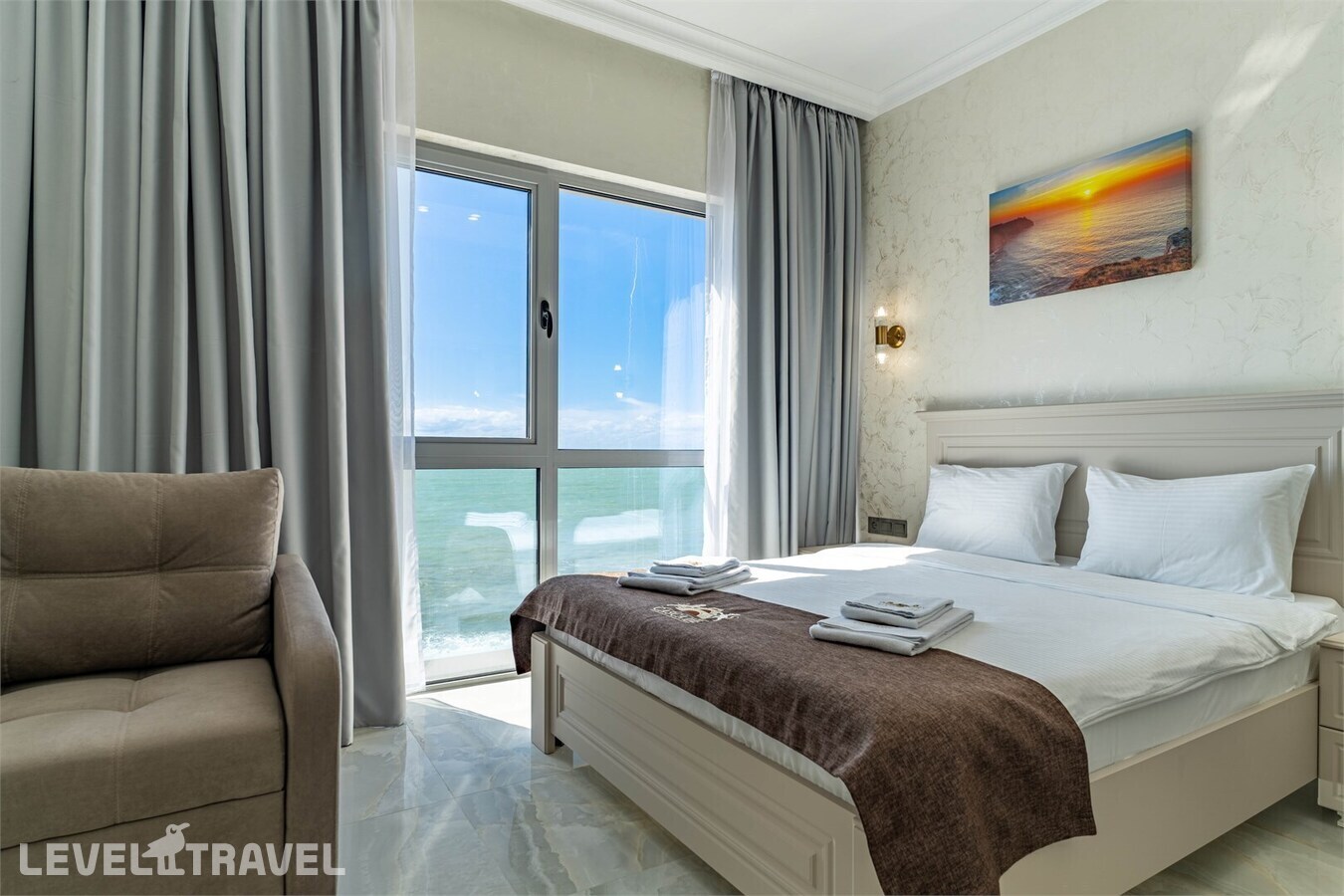фотографии номера Делюкс с видом на море отеля Cascade Resort By Stellar Hotels, Adler (Каскад) в Россия(Адлер) - фото №1