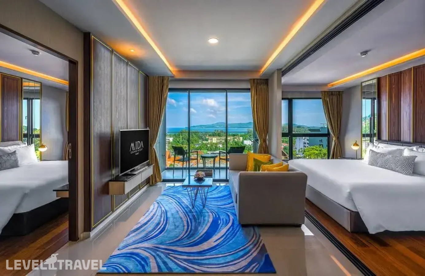 фотографии номера Люкс Гранд с видом на океан (2 спальни) отеля Mida Grande Villas Phuket (Ex. Mida Grande Resort Phuket) в Таиланд(Сурин Бич) - фото №1