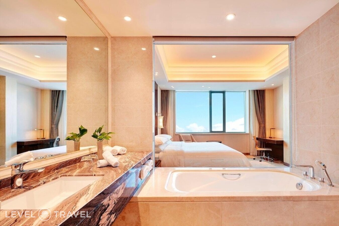 фотографии номера Двухместный клубный номер Standard 2 отдельные кровати отеля Sheraton Harbin Xiangfang Hotel в Китай(Харбин) - фото №7