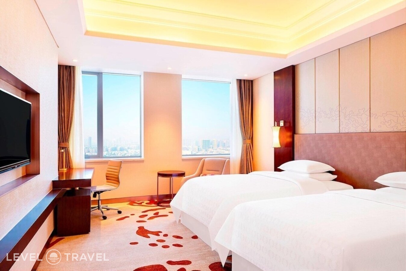 фотографии номера Двухместный клубный номер Standard 2 отдельные кровати отеля Sheraton Harbin Xiangfang Hotel в Китай(Харбин) - фото №1