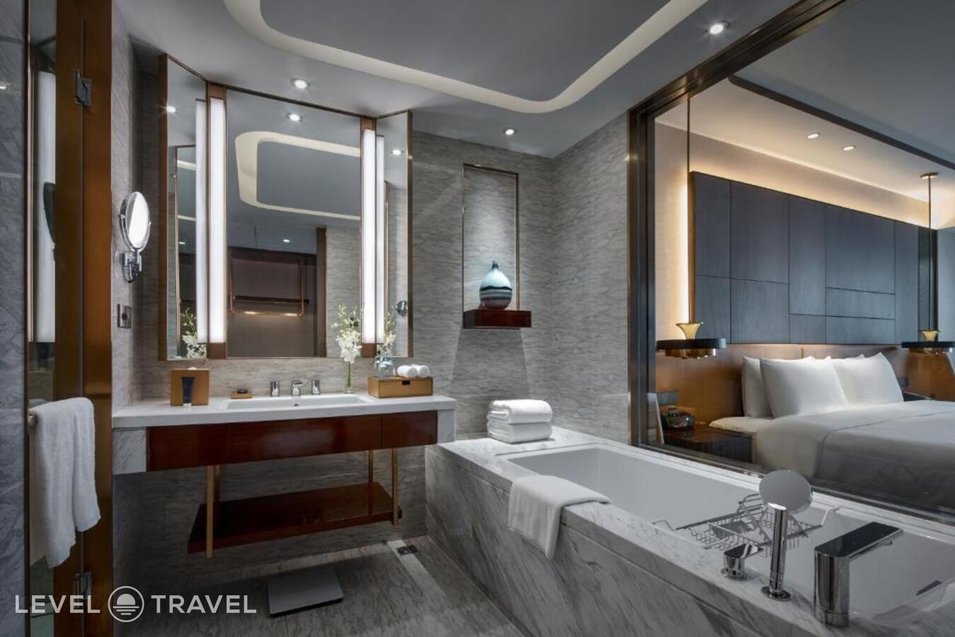 фотографии номера Двухместный клубный номер Deluxe двуспальная кровать отеля Primus Hotel Shanghai Hongqiao в Китай(Шанхай) - фото №6