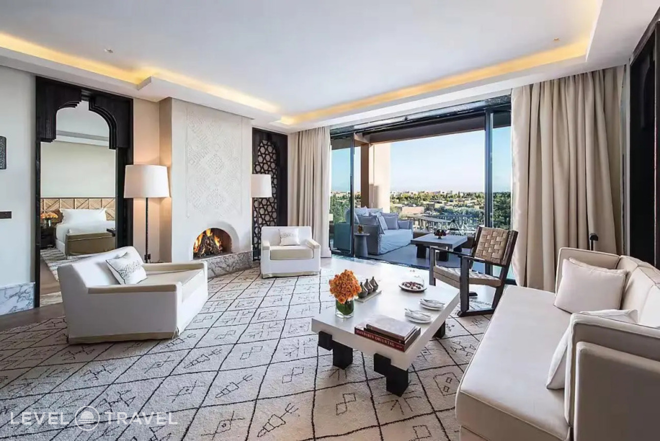 фотографии номера Люкс Panoramic с 2 комнатами отеля Mandarin Oriental Marrakech в Марокко(Марракеш) - фото №3