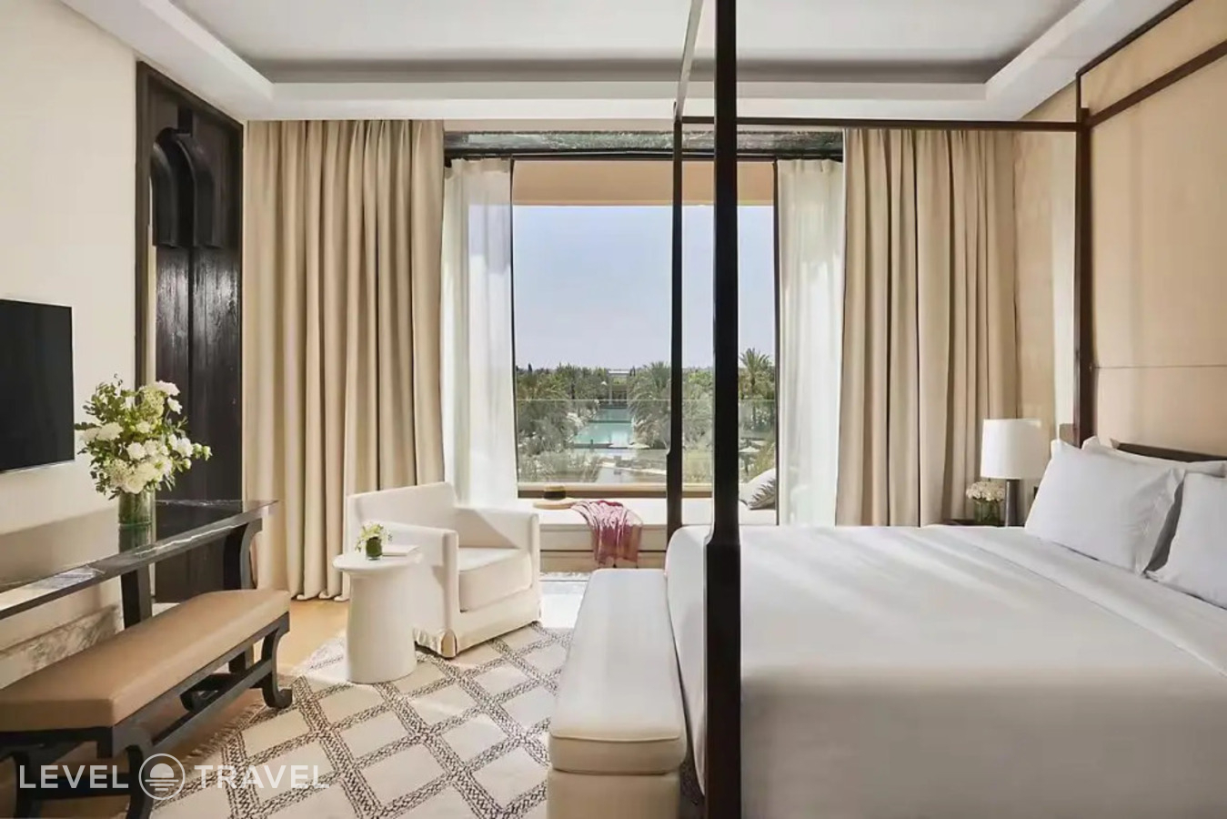 фотографии номера Люкс Panoramic с 2 комнатами отеля Mandarin Oriental Marrakech в Марокко(Марракеш) - фото №1