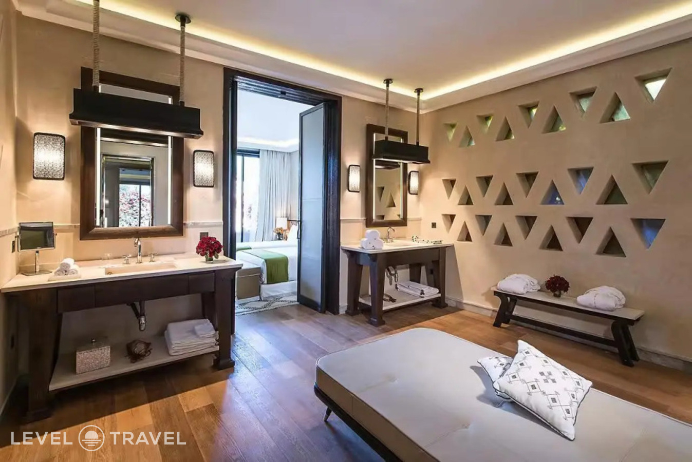 фотографии номера Вилла Spa с 2 комнатами отеля Mandarin Oriental Marrakech в Марокко(Марракеш) - фото №3