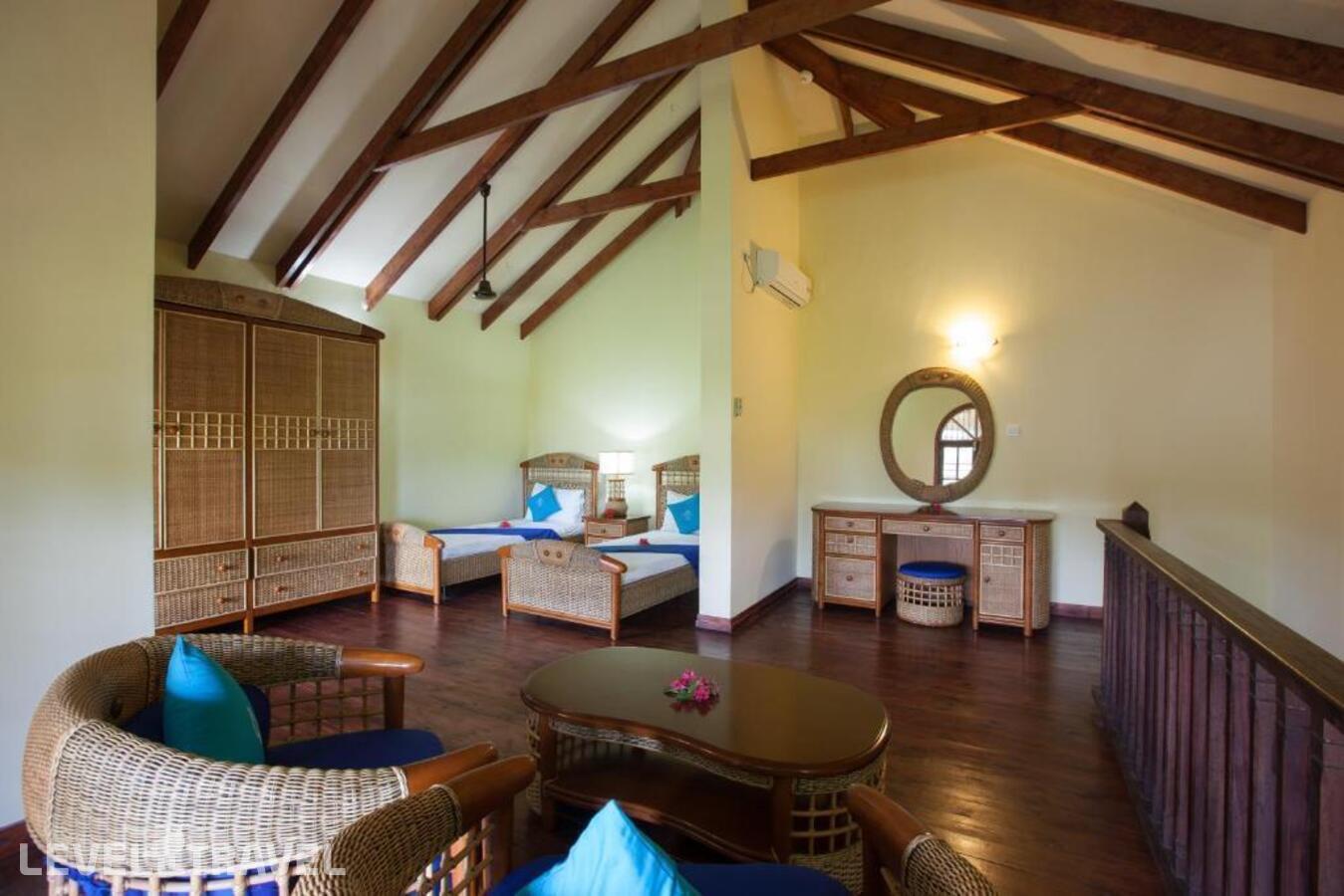 фотографии номера Просторный семейный люкс отеля Castello Beach Hotel в Сейшелы(о. Праслен) - фото №6