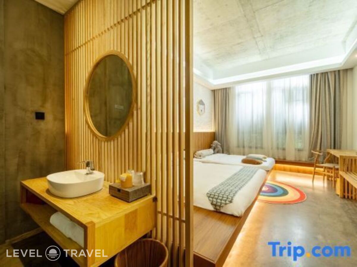 фотографии номера Семейный (две односпальные кровати) отеля Lin Yin Art Hotel Shanghai в Китай(Шанхай) - фото №15