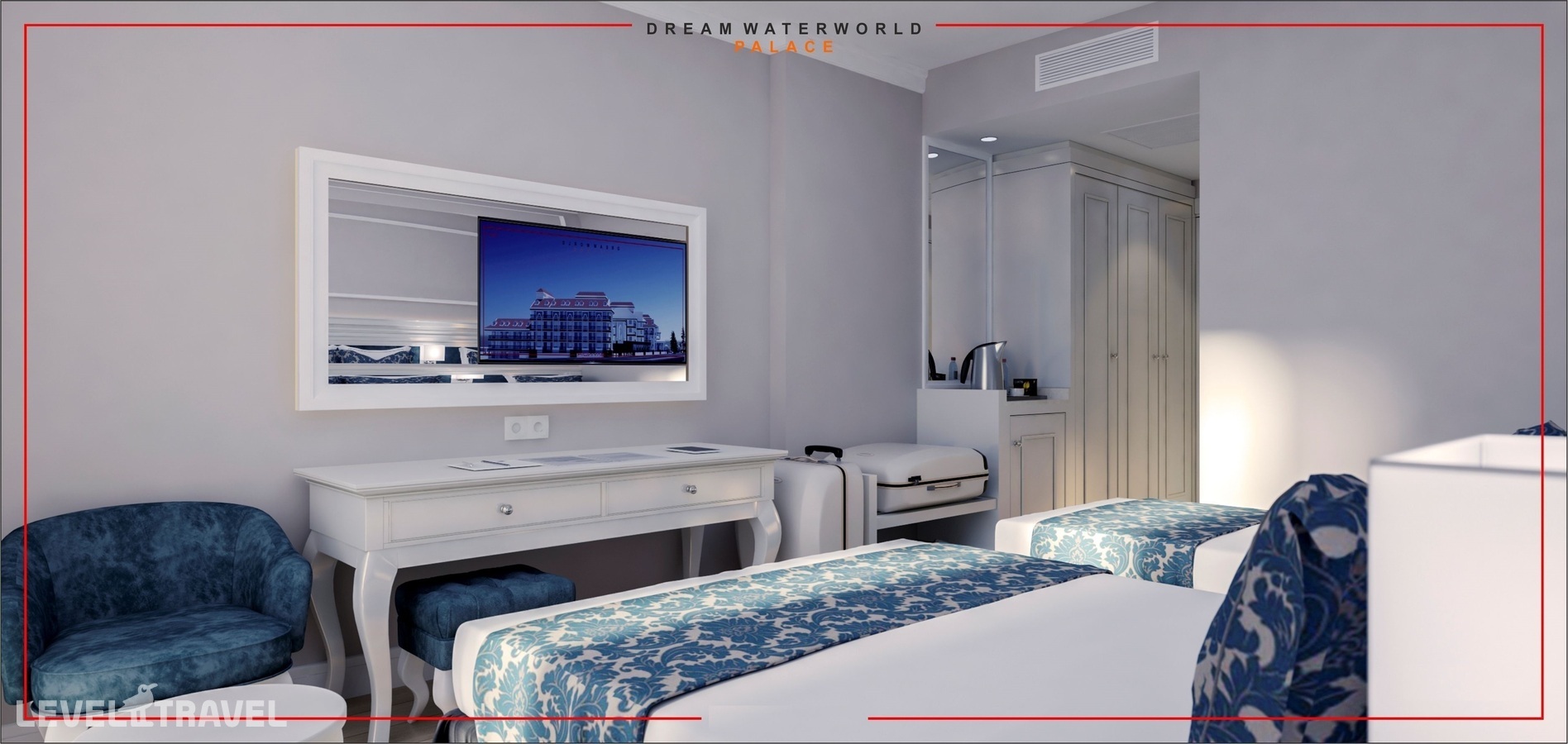 фотографии номера Номер просторный отеля Dream World Palace (Ex.Crystal Sunhill Resort) в Турция(Чолаклы) - фото №6