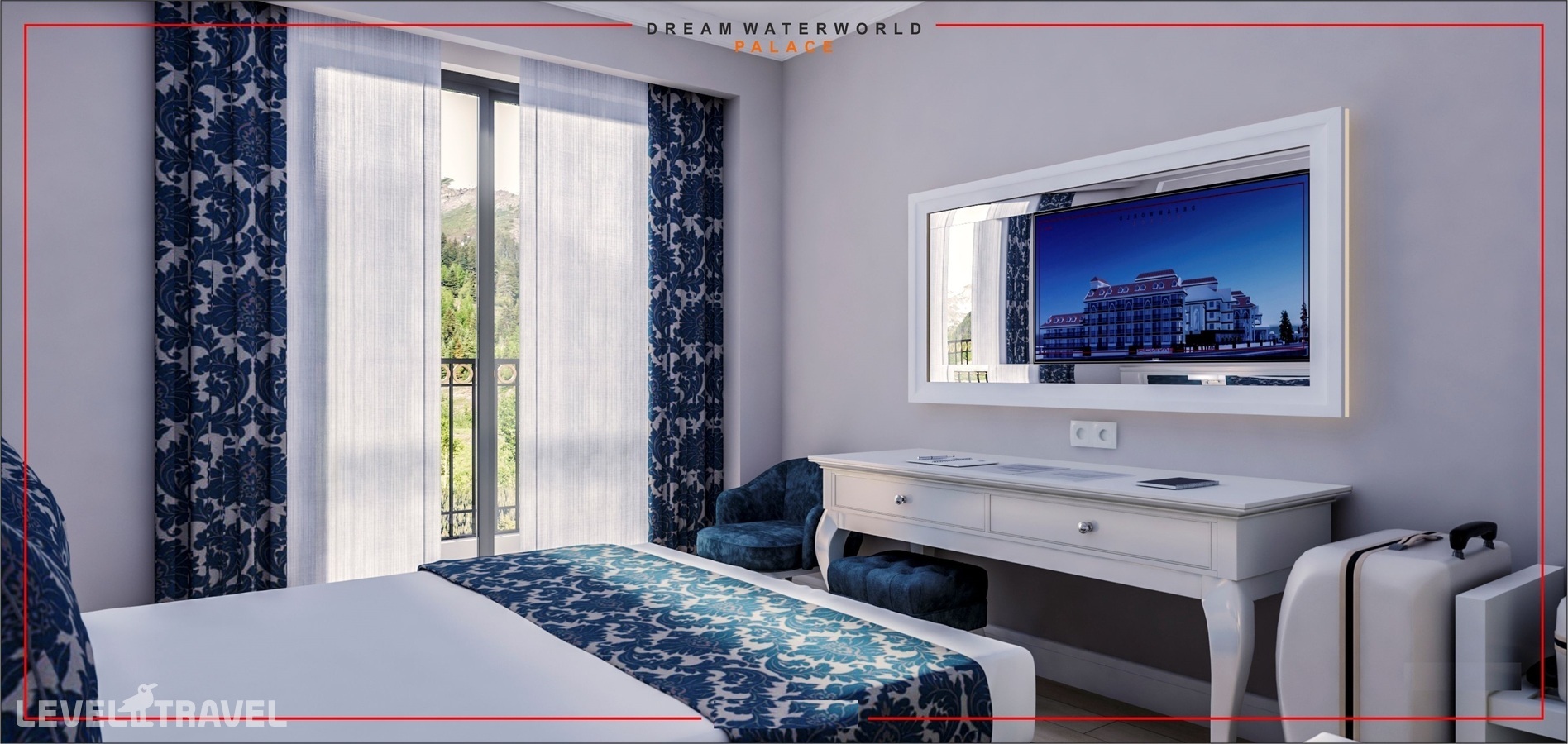 фотографии номера Номер просторный отеля Dream World Palace (Ex.Crystal Sunhill Resort) в Турция(Чолаклы) - фото №1