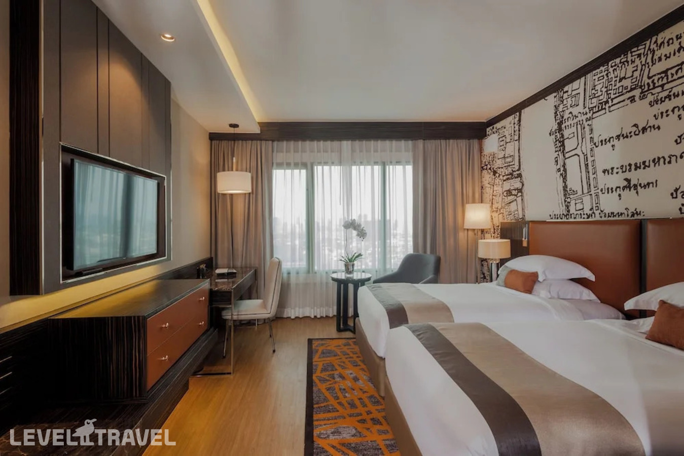 фотографии номера Представительский (две односпальные кровати) отеля Grand Mercure Bangkok Fortune в Таиланд(Бангкок) - фото №2