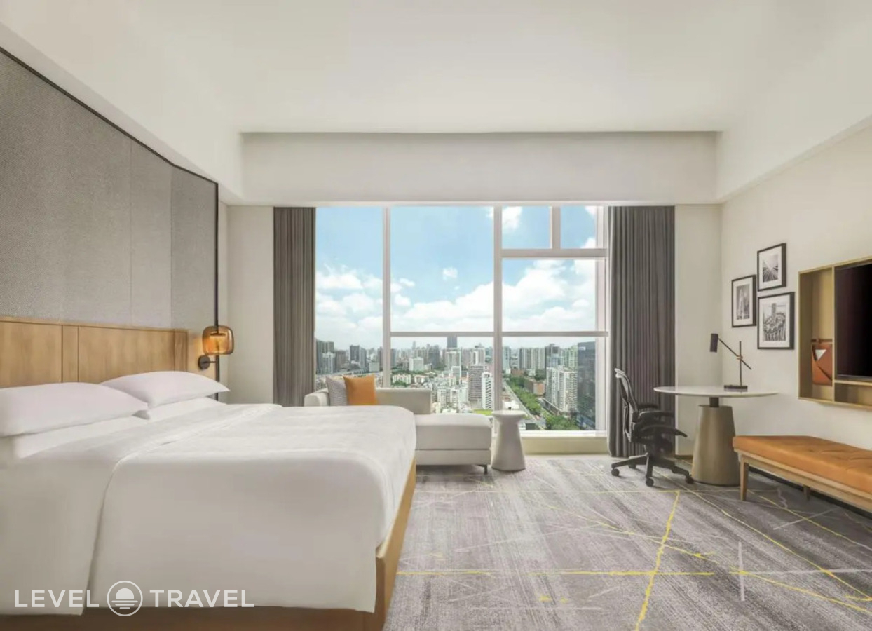 фотографии номера Двухместный номер клубный Deluxe двуспальная кровать отеля Sheraton Guangzhou Hotel в Китай(Гуанчжоу) - фото №1