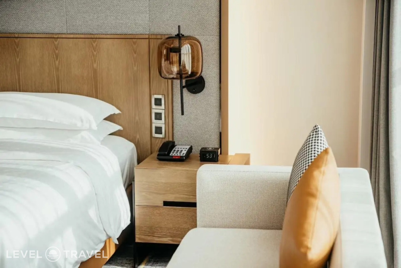 фотографии номера Двухместный номер клубный Deluxe двуспальная кровать отеля Sheraton Guangzhou Hotel в Китай(Гуанчжоу) - фото №2