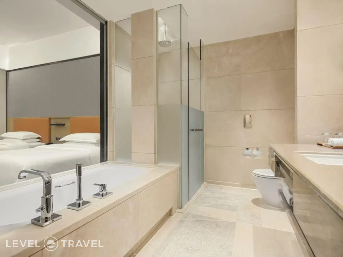 фотографии номера Двухместный номер клубный Deluxe 2 отдельные кровати отеля Sheraton Guangzhou Hotel в Китай(Гуанчжоу) - фото №5