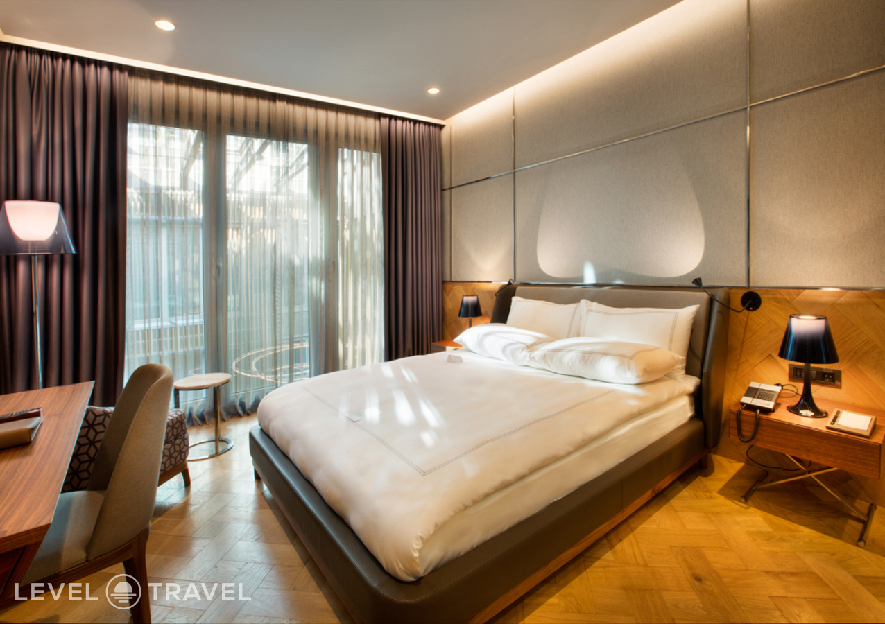 фотографии номера Двухместный номер Deluxe with Atrium view двуспальная кровать отеля Fer Hotel в Турция(Фатих) - фото №2