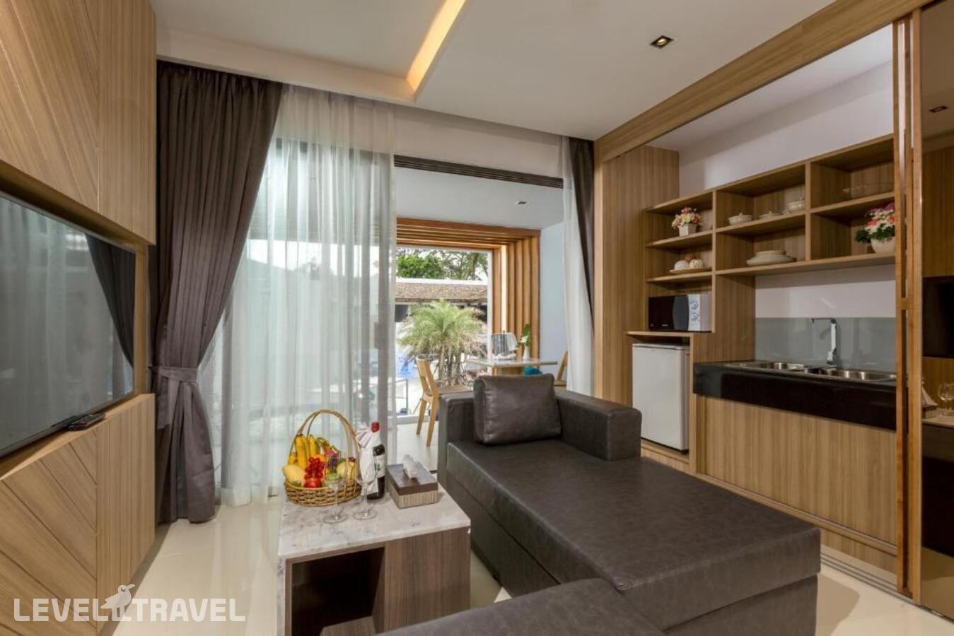 Двухместный люкс Luxury с частичным видом двуспальная кровать — фото 3