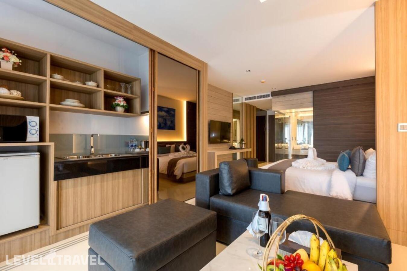 Двухместный люкс Luxury с частичным видом двуспальная кровать — фото 2