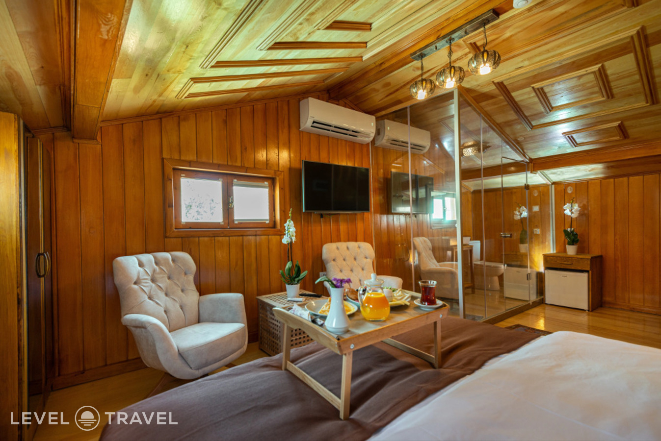 Двухместный полулюкс Deluxe двуспальная кровать — фото 7