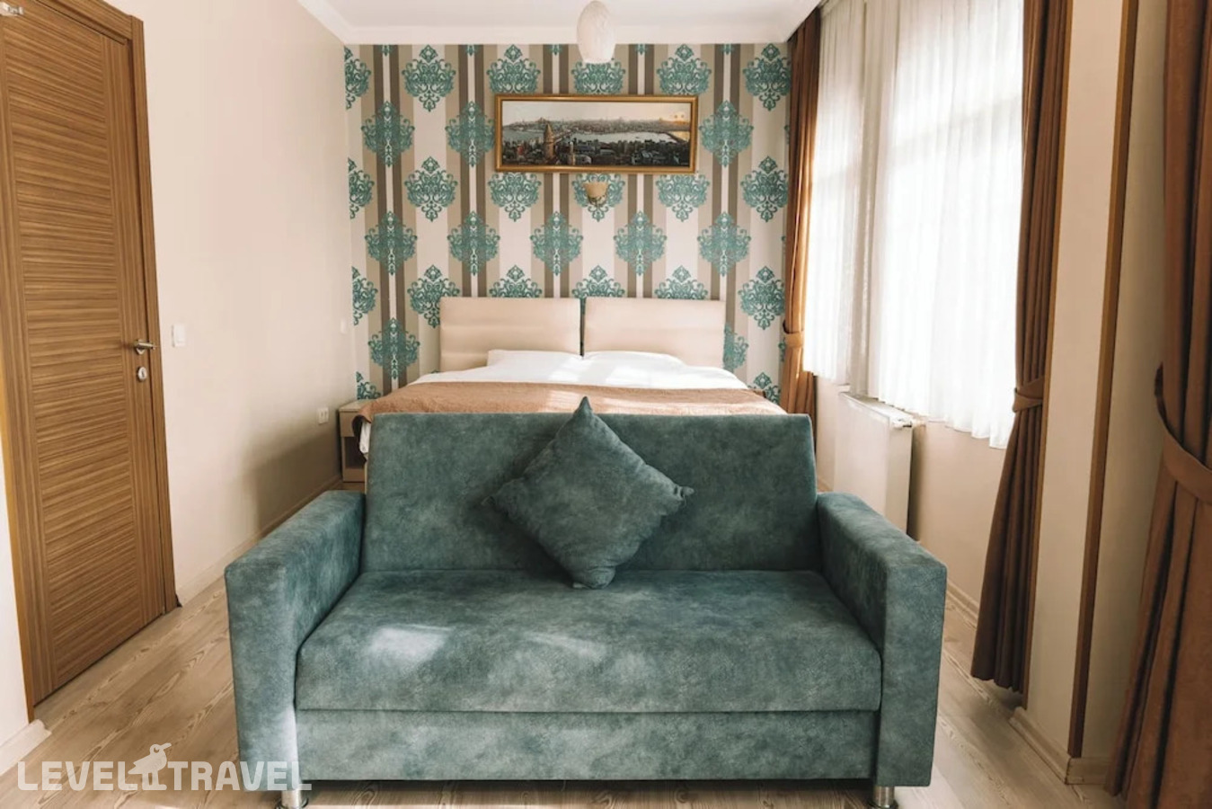 Двухместный номер Comfort с видом на парк двуспальная кровать — фото 7