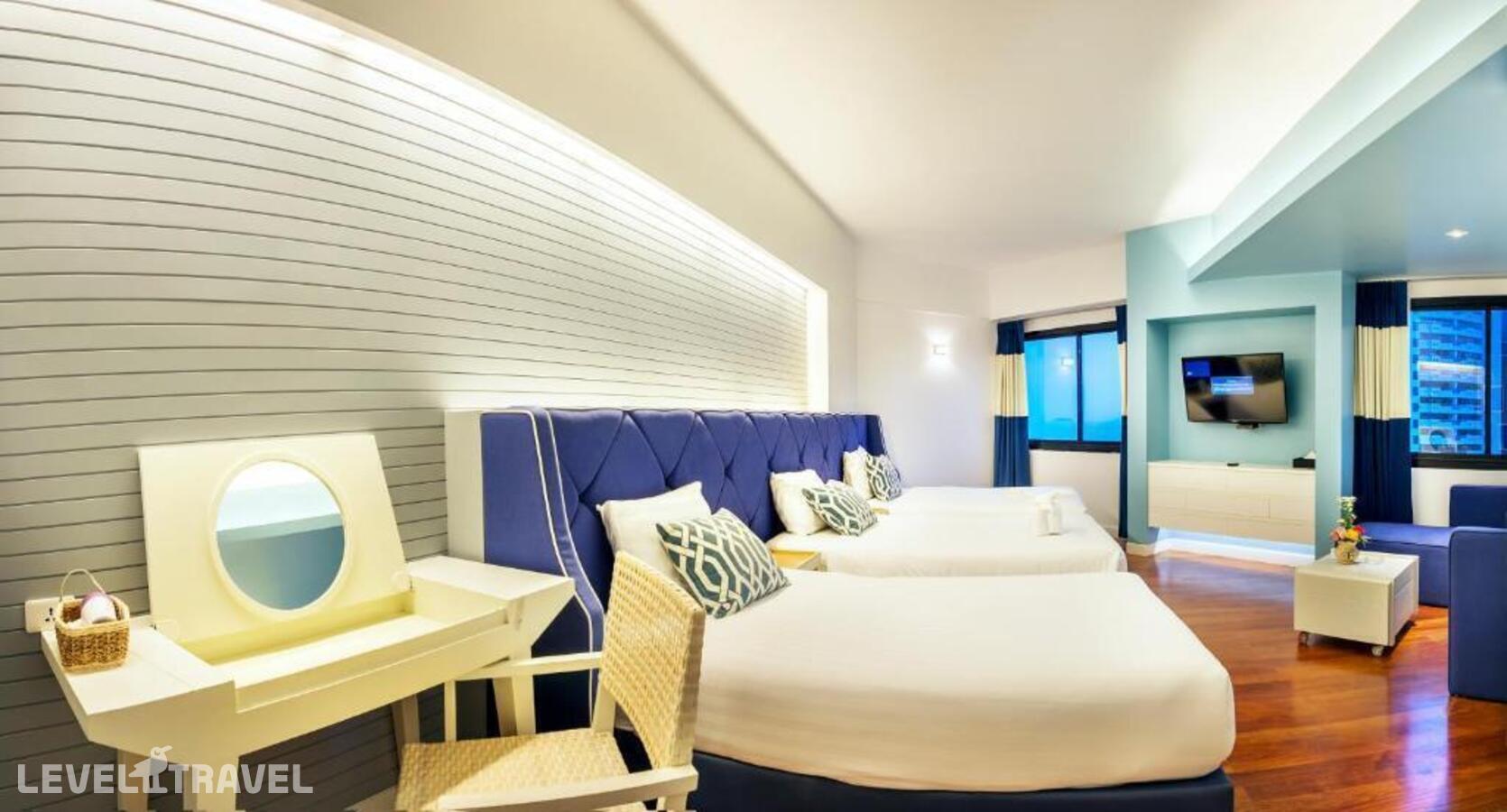 фотографии номера Трехместный номер отеля Jomtien Palm Beach Hotel в Таиланд(Джомтьен) - фото №2