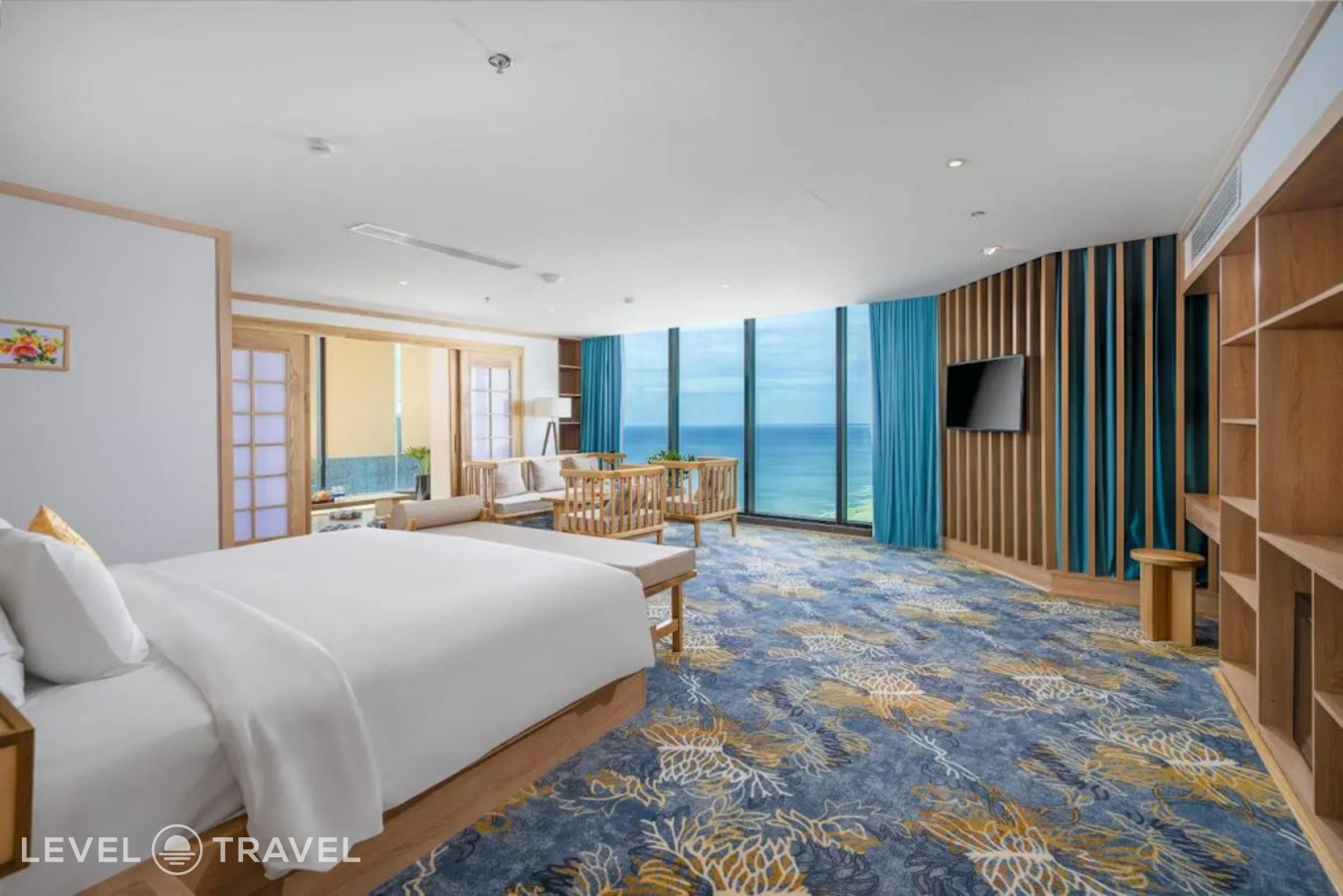 фотографии номера Двухместный люкс Kyoto двуспальная кровать отеля Sala Danang Beach в Вьетнам(Дананг) - фото №1