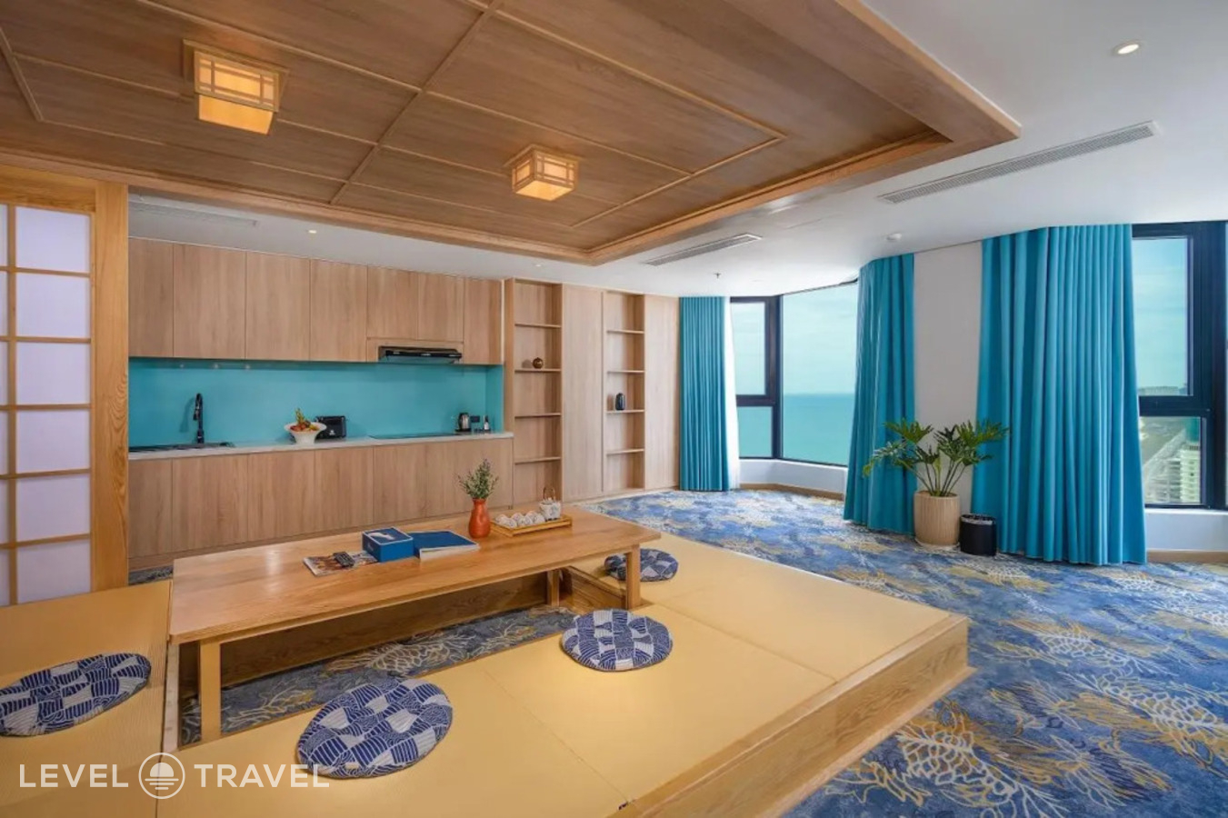 фотографии номера Двухместные апартаменты Osaka двуспальная кровать отеля Sala Danang Beach в Вьетнам(Дананг) - фото №5