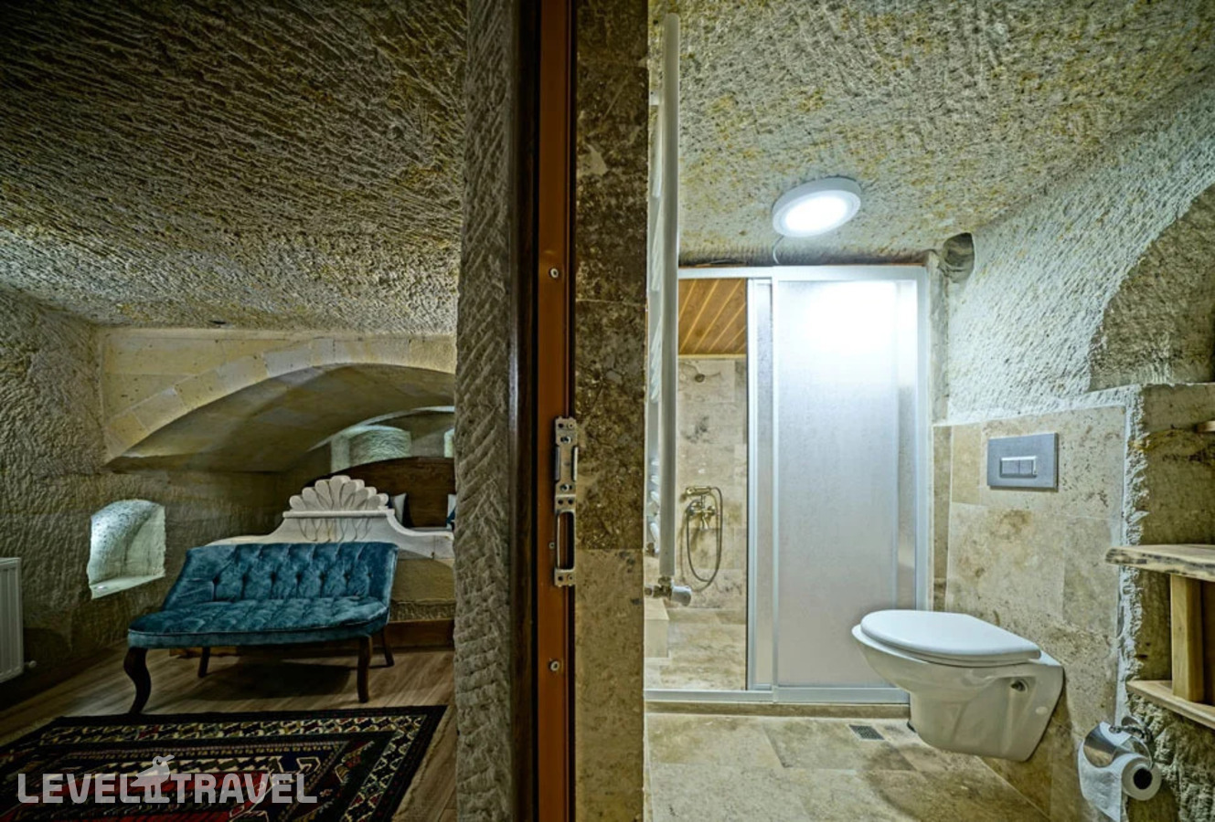 фотографии номера Двухместный полулюкс Cave двуспальная кровать отеля Cappa Cave Hotel в Турция(Гёреме) - фото №8