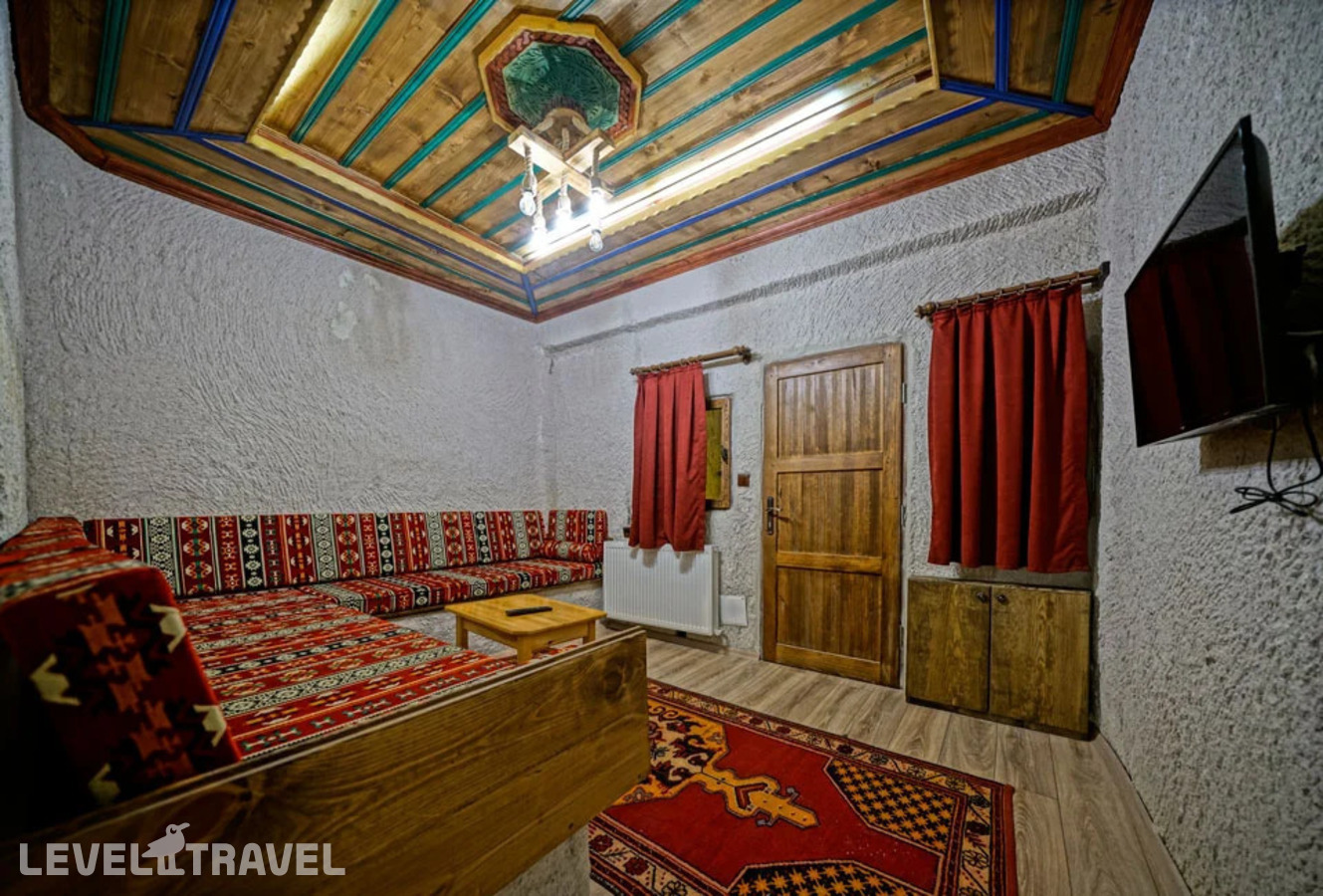 фотографии номера Двухместный полулюкс Cave двуспальная кровать отеля Cappa Cave Hotel в Турция(Гёреме) - фото №11