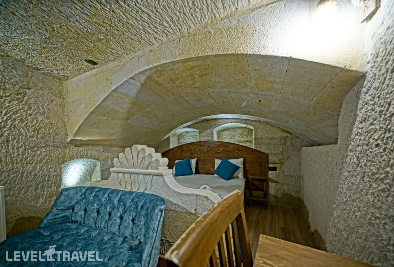 фотографии номера Двухместный полулюкс Cave двуспальная кровать отеля Cappa Cave Hotel в Турция(Гёреме) - фото №2