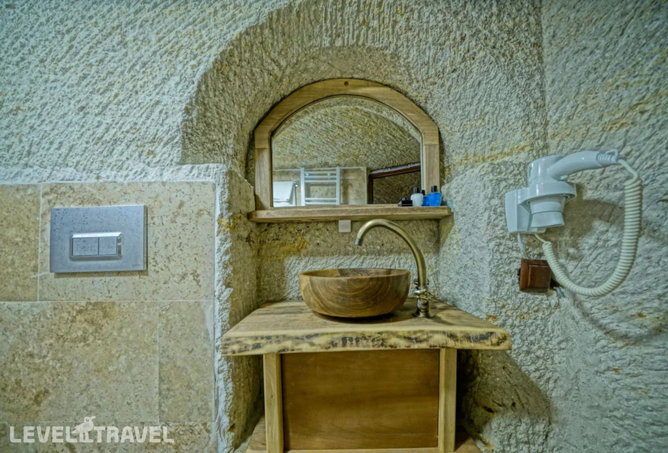фотографии номера Двухместный полулюкс Cave двуспальная кровать отеля Cappa Cave Hotel в Турция(Гёреме) - фото №14