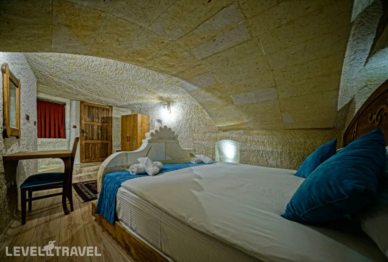 фотографии номера Двухместный полулюкс Cave двуспальная кровать отеля Cappa Cave Hotel в Турция(Гёреме) - фото №4