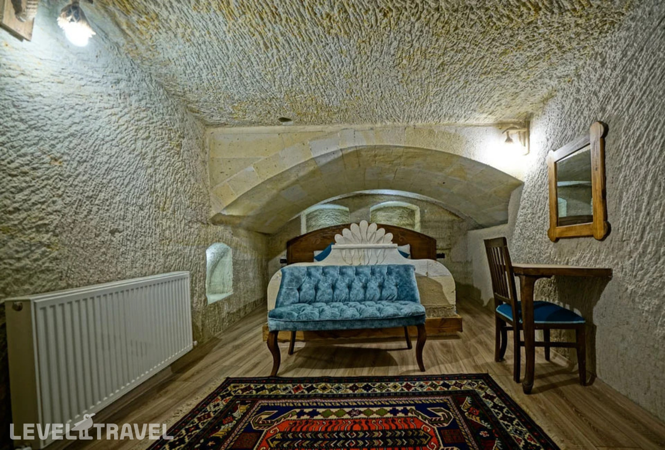 фотографии номера Двухместный полулюкс Cave двуспальная кровать отеля Cappa Cave Hotel в Турция(Гёреме) - фото №6