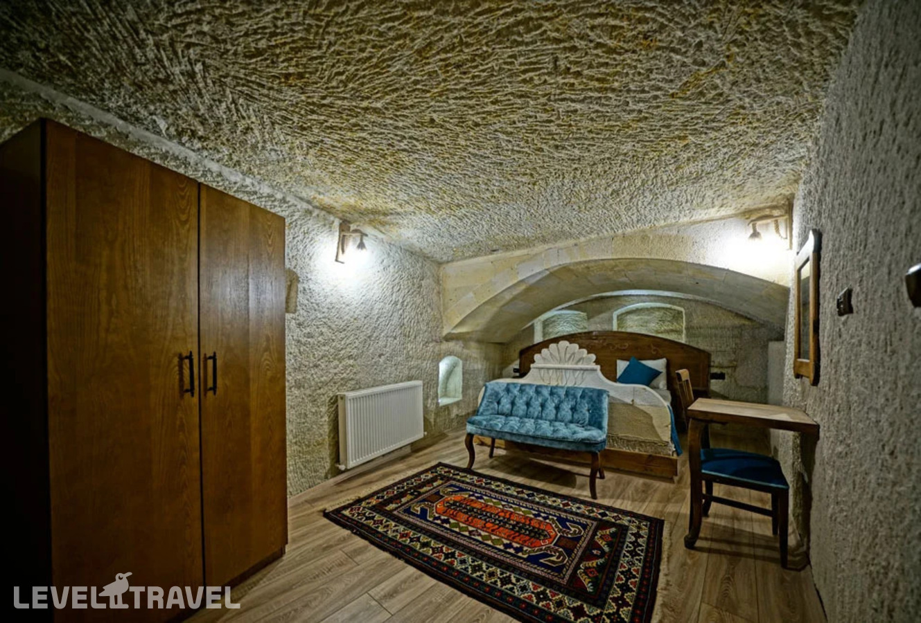 фотографии номера Двухместный полулюкс Cave двуспальная кровать отеля Cappa Cave Hotel в Турция(Гёреме) - фото №7