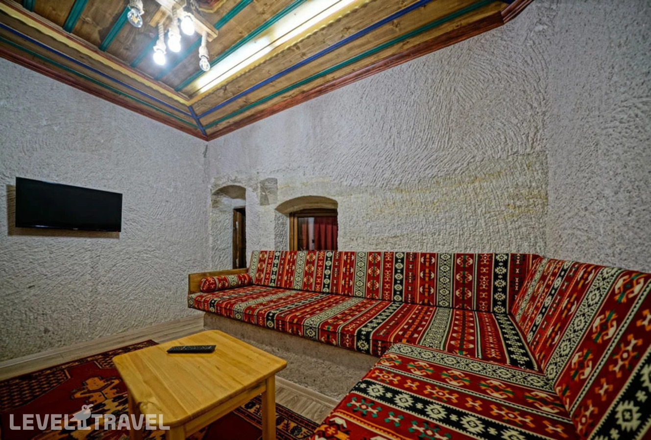фотографии номера Двухместный полулюкс Cave двуспальная кровать отеля Cappa Cave Hotel в Турция(Гёреме) - фото №10