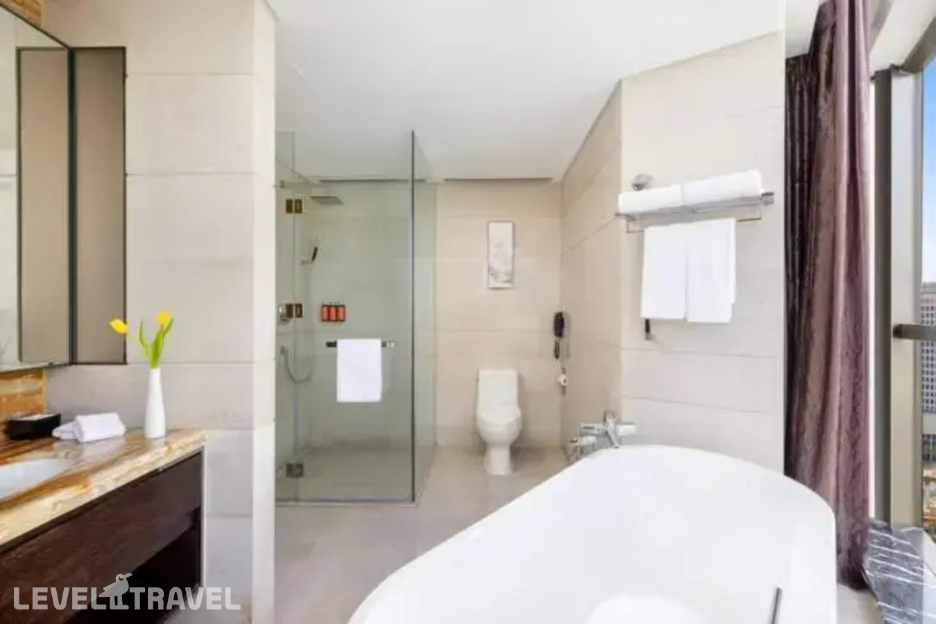 Двухместный люкс c 1 комнатой with Bath view двуспальная кровать — фото 3