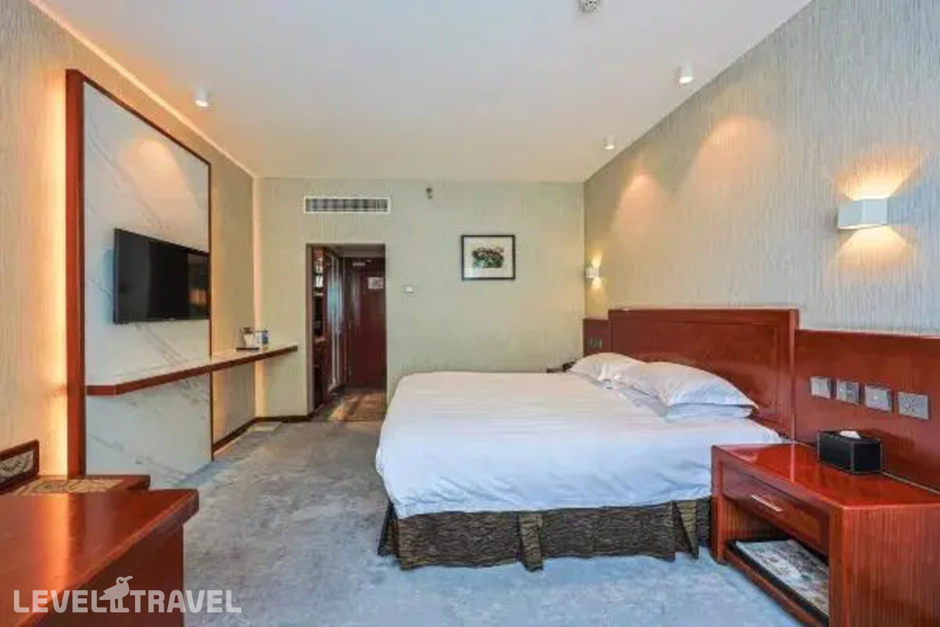 фотографии номера Двухместный номер Deluxe Business двуспальная кровать отеля Ya’Ao International Hotel в Китай(Пекин) - фото №3