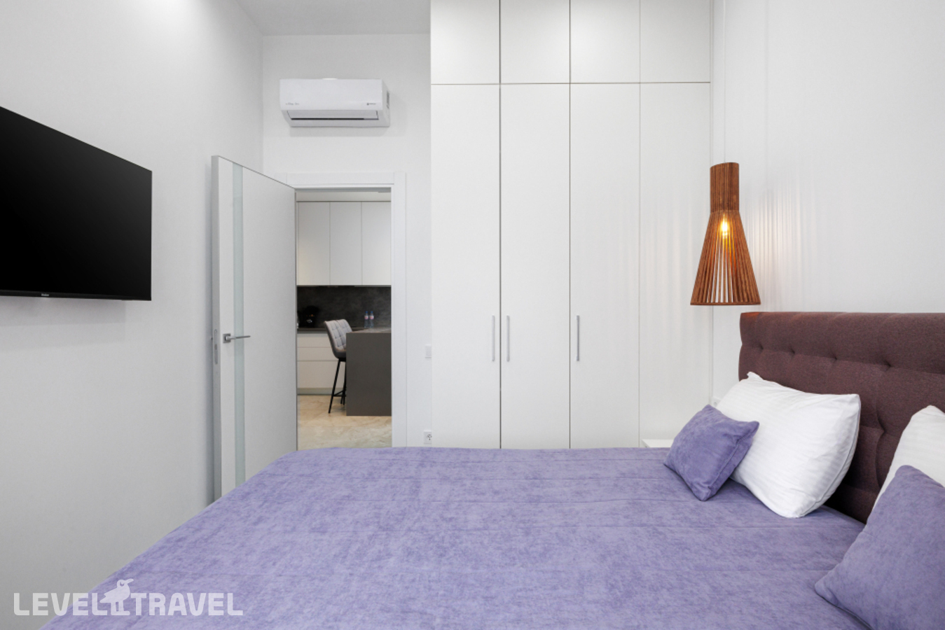 Апартаменты Comfort с 2 комнатами с балконом и с видом на город — фото 6