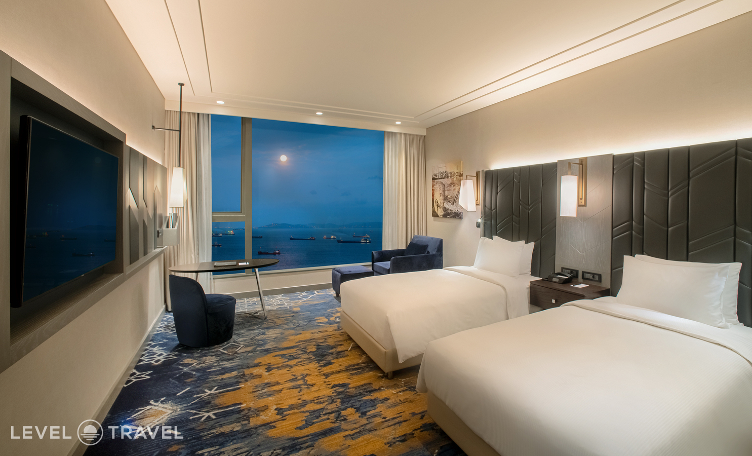 фотографии номера Представительский с видом на море отеля Hilton Istanbul Bakirkoy в Турция(Бакыркёй) - фото №1