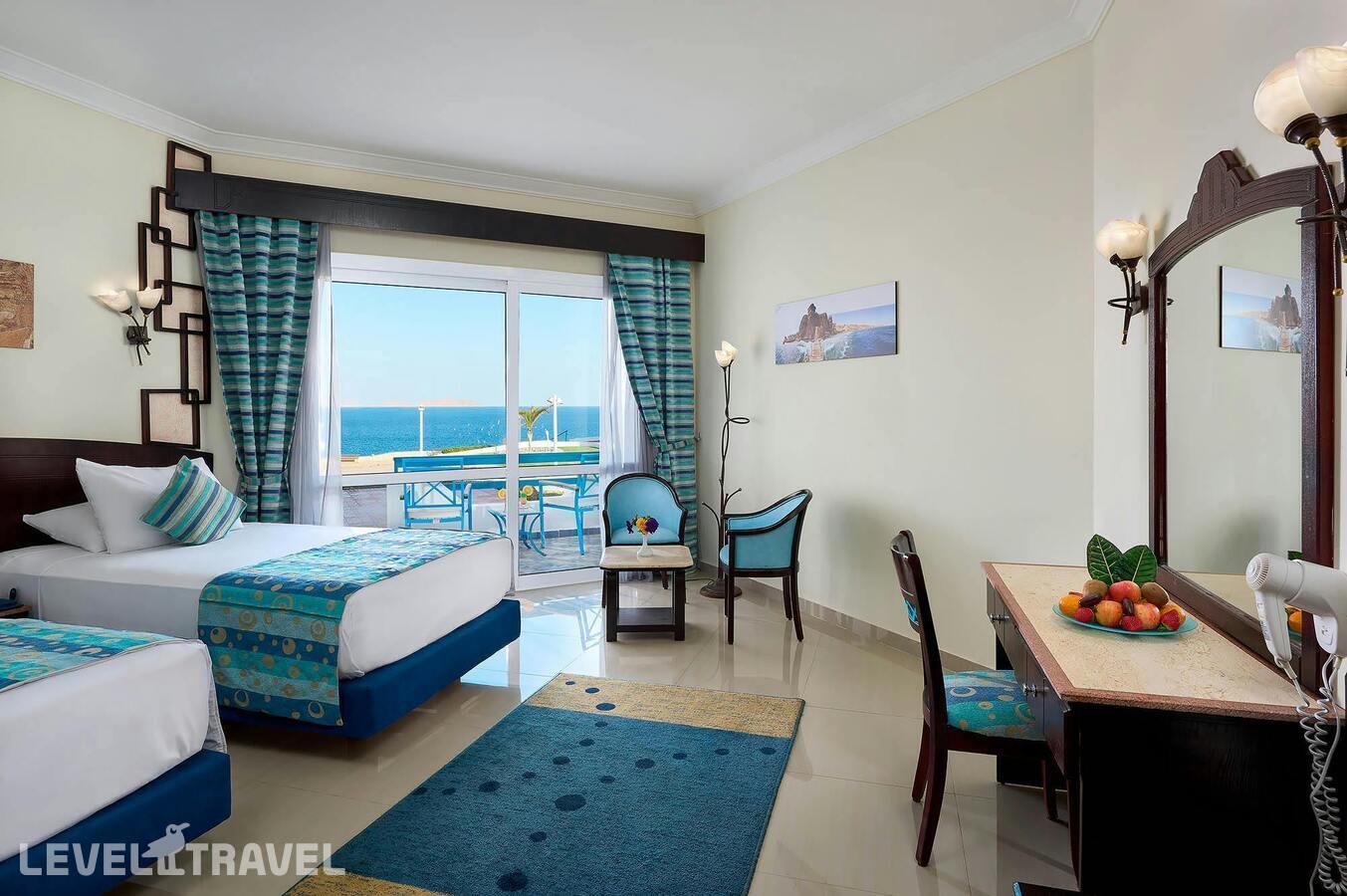 фотографии номера Улучшенный с фронтальным видом на море отеля Dreams Beach Resort в Египет(Тауэр Бэй) - фото №1